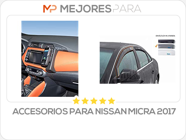 accesorios para nissan micra 2017