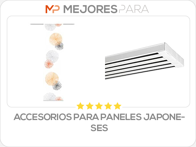 accesorios para paneles japoneses