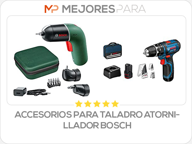 accesorios para taladro atornillador bosch