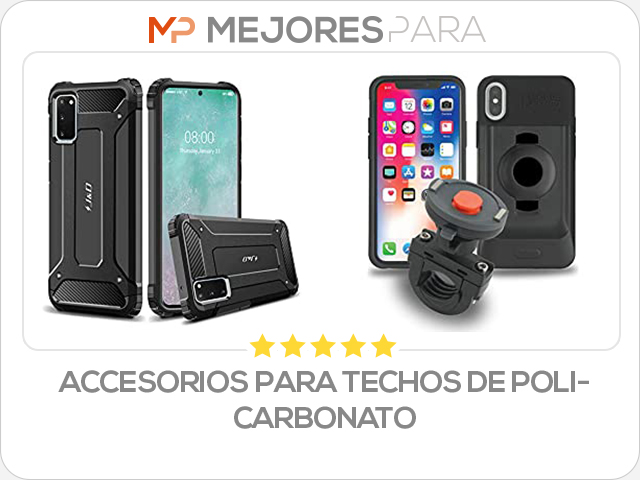 accesorios para techos de policarbonato