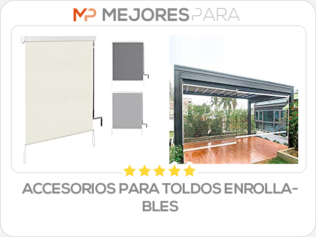 accesorios para toldos enrollables