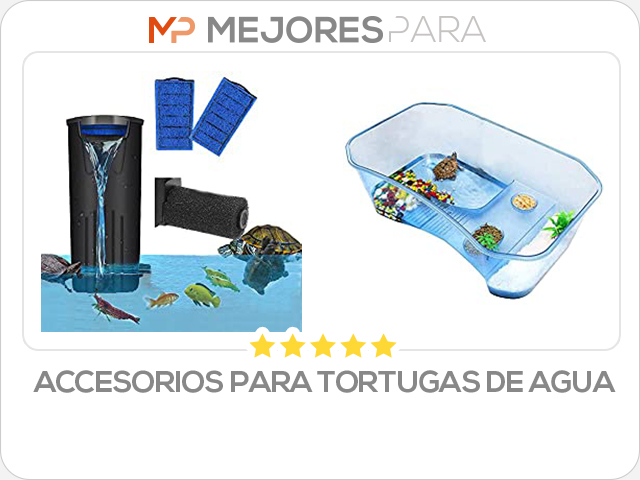 accesorios para tortugas de agua