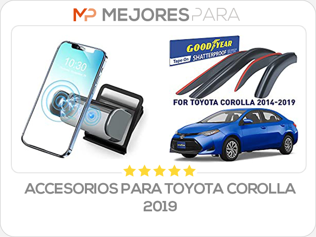 accesorios para toyota corolla 2019