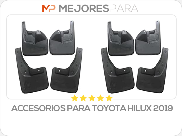 accesorios para toyota hilux 2019