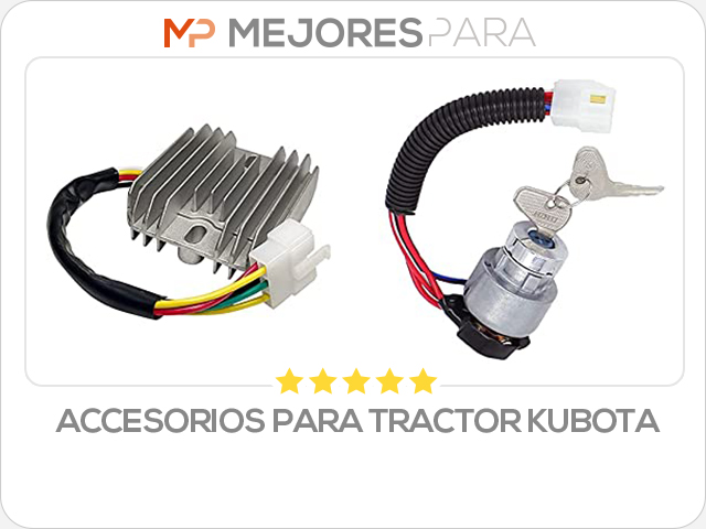 accesorios para tractor kubota