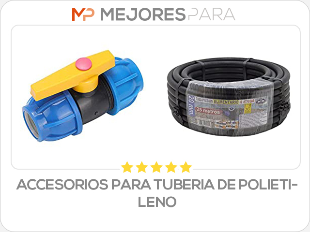 accesorios para tuberia de polietileno