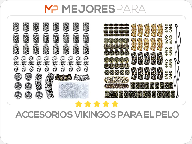 accesorios vikingos para el pelo