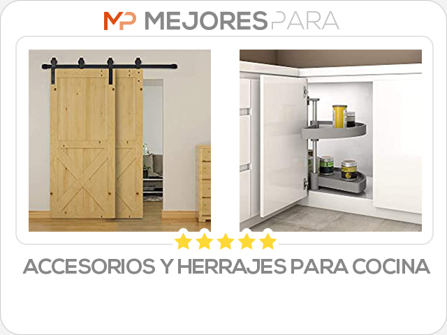 accesorios y herrajes para cocina