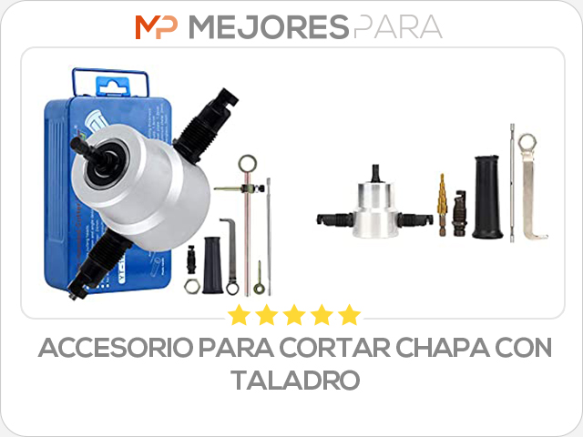 accesorio para cortar chapa con taladro