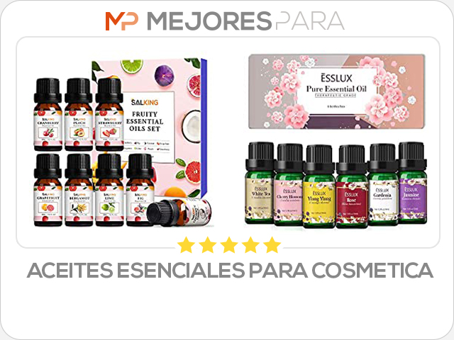 aceites esenciales para cosmetica