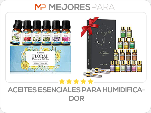 aceites esenciales para humidificador