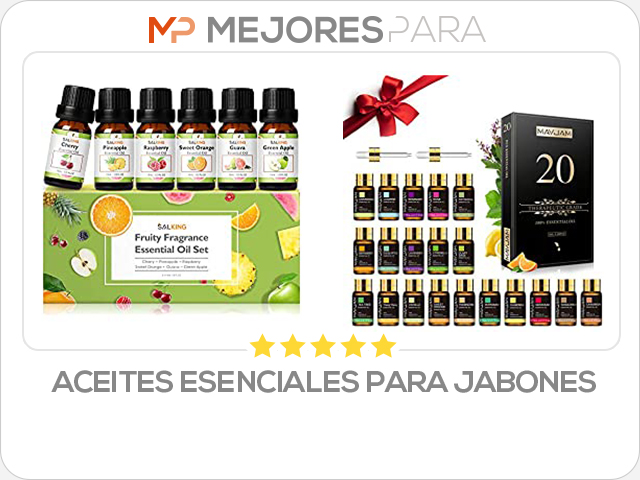 aceites esenciales para jabones