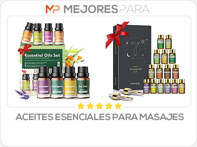 aceites esenciales para masajes