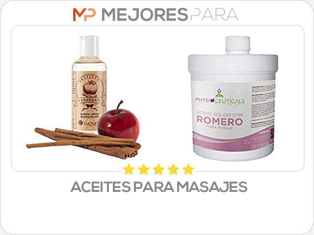 aceites para masajes