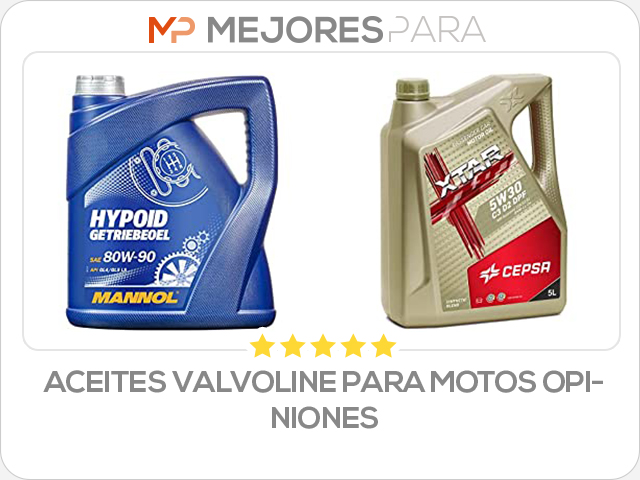 aceites valvoline para motos opiniones