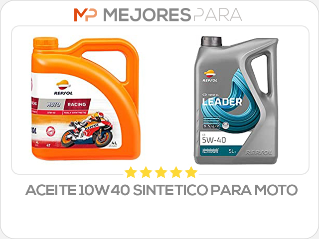 aceite 10w40 sintetico para moto