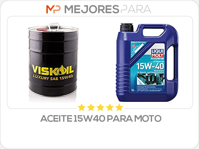 aceite 15w40 para moto