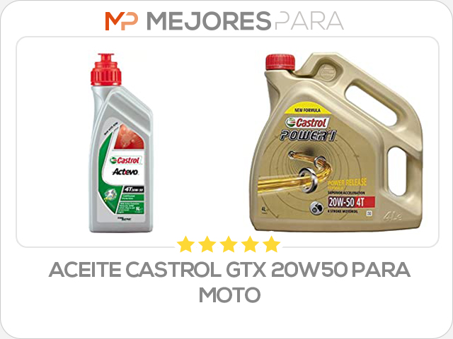 aceite castrol gtx 20w50 para moto