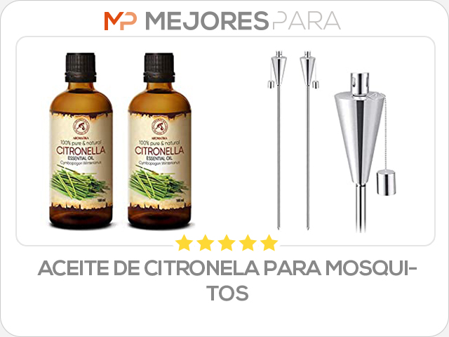 aceite de citronela para mosquitos