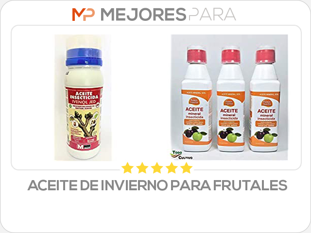 aceite de invierno para frutales