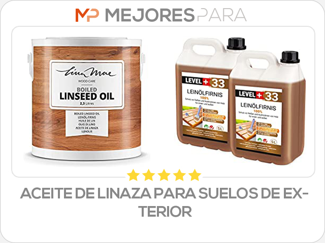 aceite de linaza para suelos de exterior