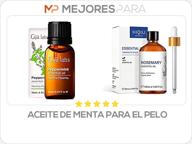 aceite de menta para el pelo