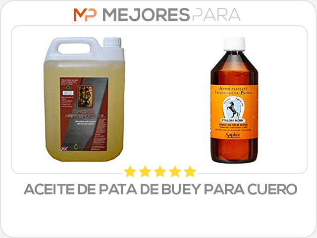 aceite de pata de buey para cuero