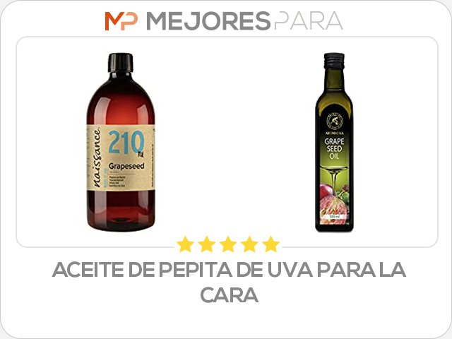 aceite de pepita de uva para la cara