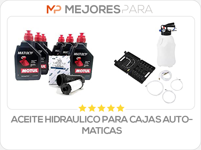 aceite hidraulico para cajas automaticas