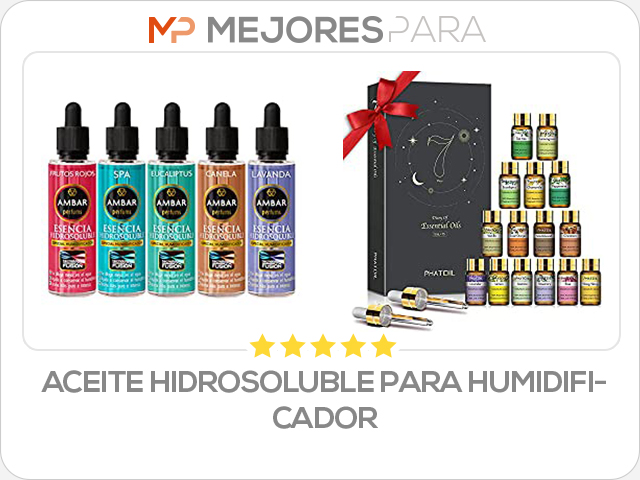 aceite hidrosoluble para humidificador