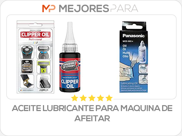 aceite lubricante para maquina de afeitar