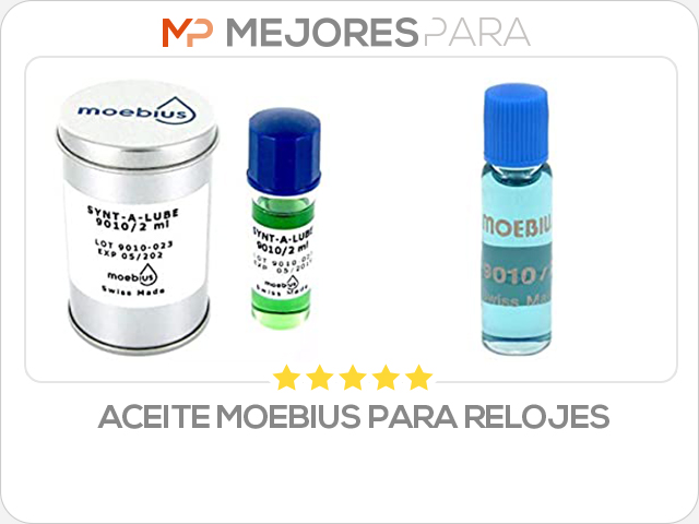 aceite moebius para relojes