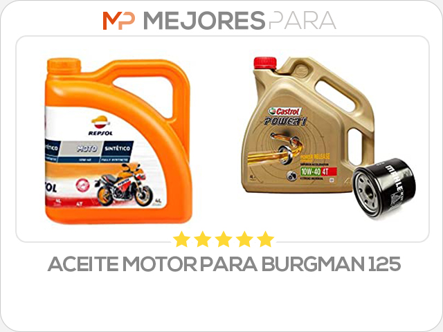 aceite motor para burgman 125