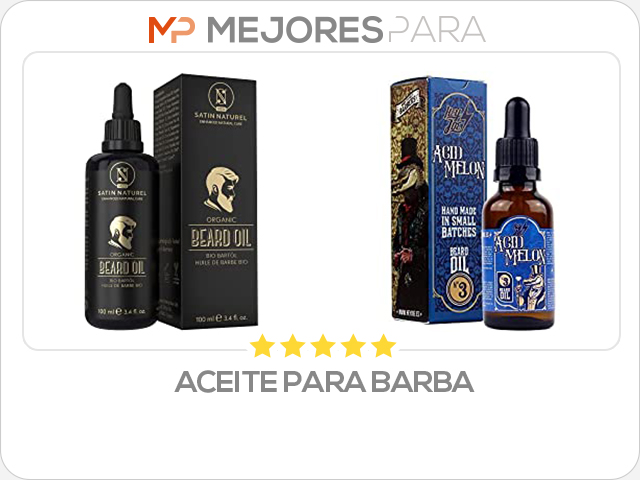 aceite para barba