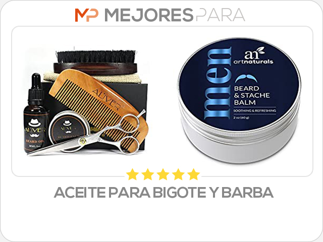 aceite para bigote y barba