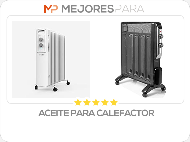 aceite para calefactor