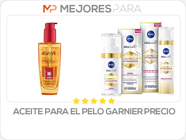 aceite para el pelo garnier precio