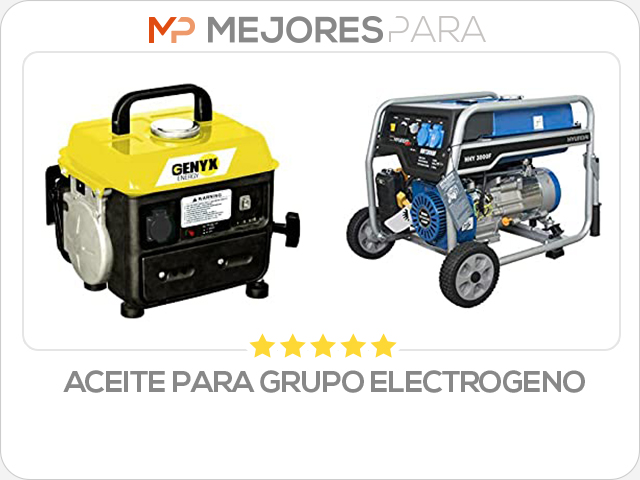 aceite para grupo electrogeno