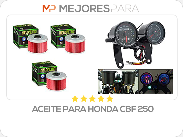 aceite para honda cbf 250