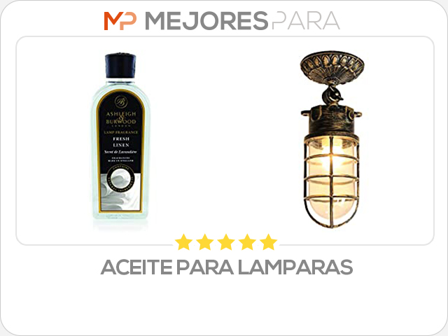 aceite para lamparas