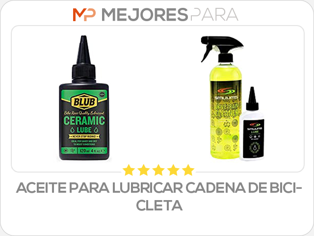 aceite para lubricar cadena de bicicleta