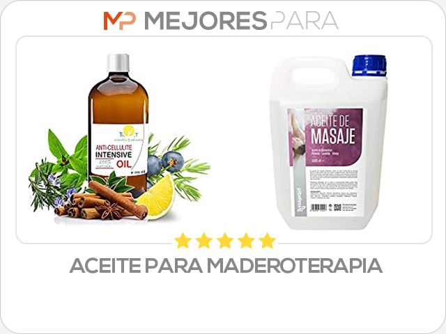 aceite para maderoterapia