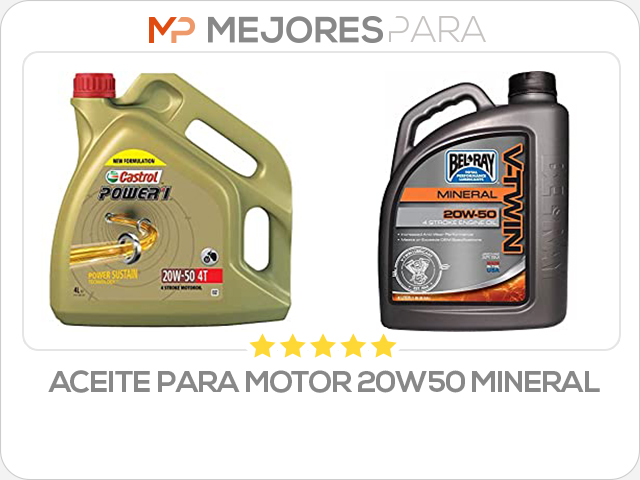 aceite para motor 20w50 mineral