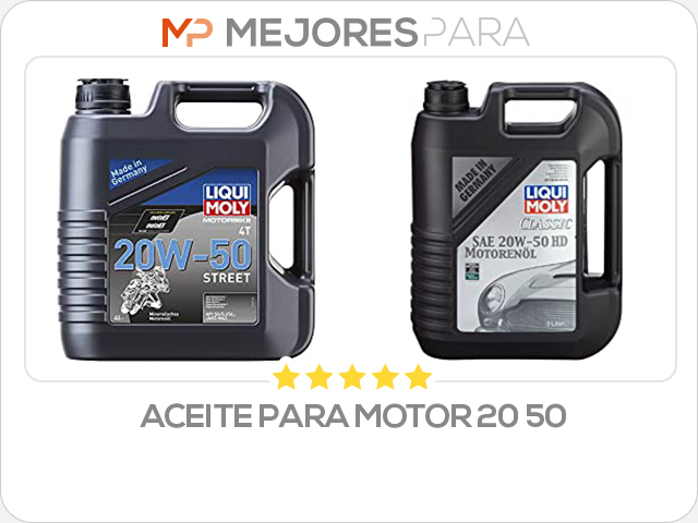 aceite para motor 20 50