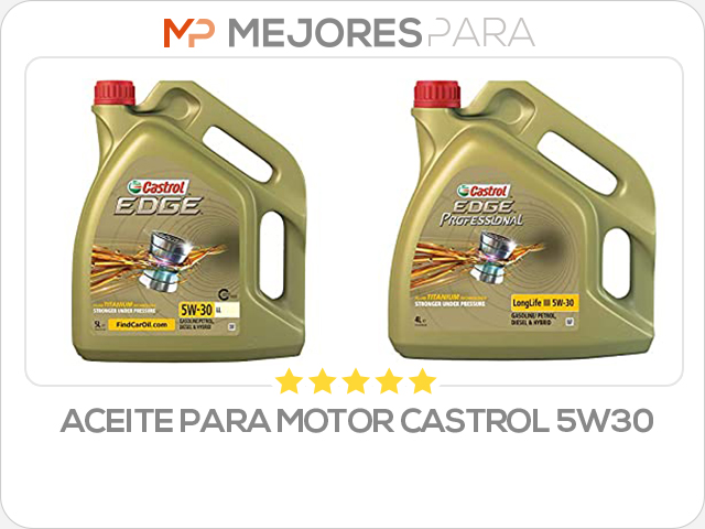 aceite para motor castrol 5w30