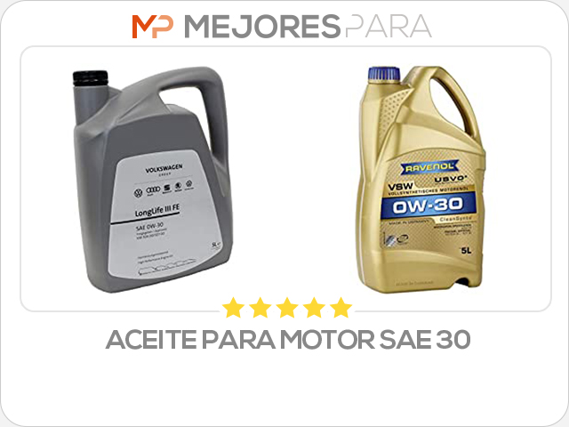 aceite para motor sae 30