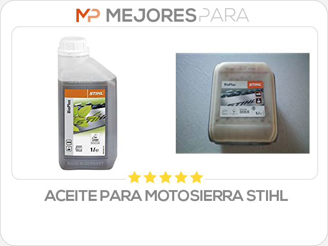 aceite para motosierra stihl