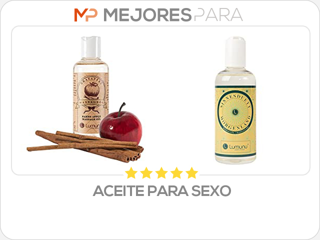 aceite para sexo