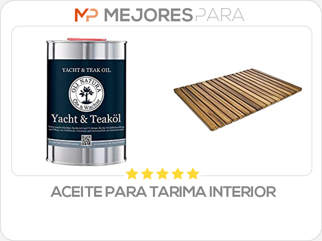 aceite para tarima interior