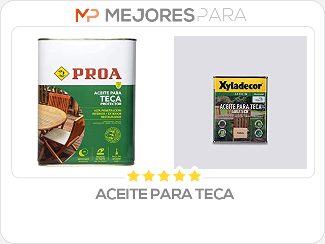 aceite para teca